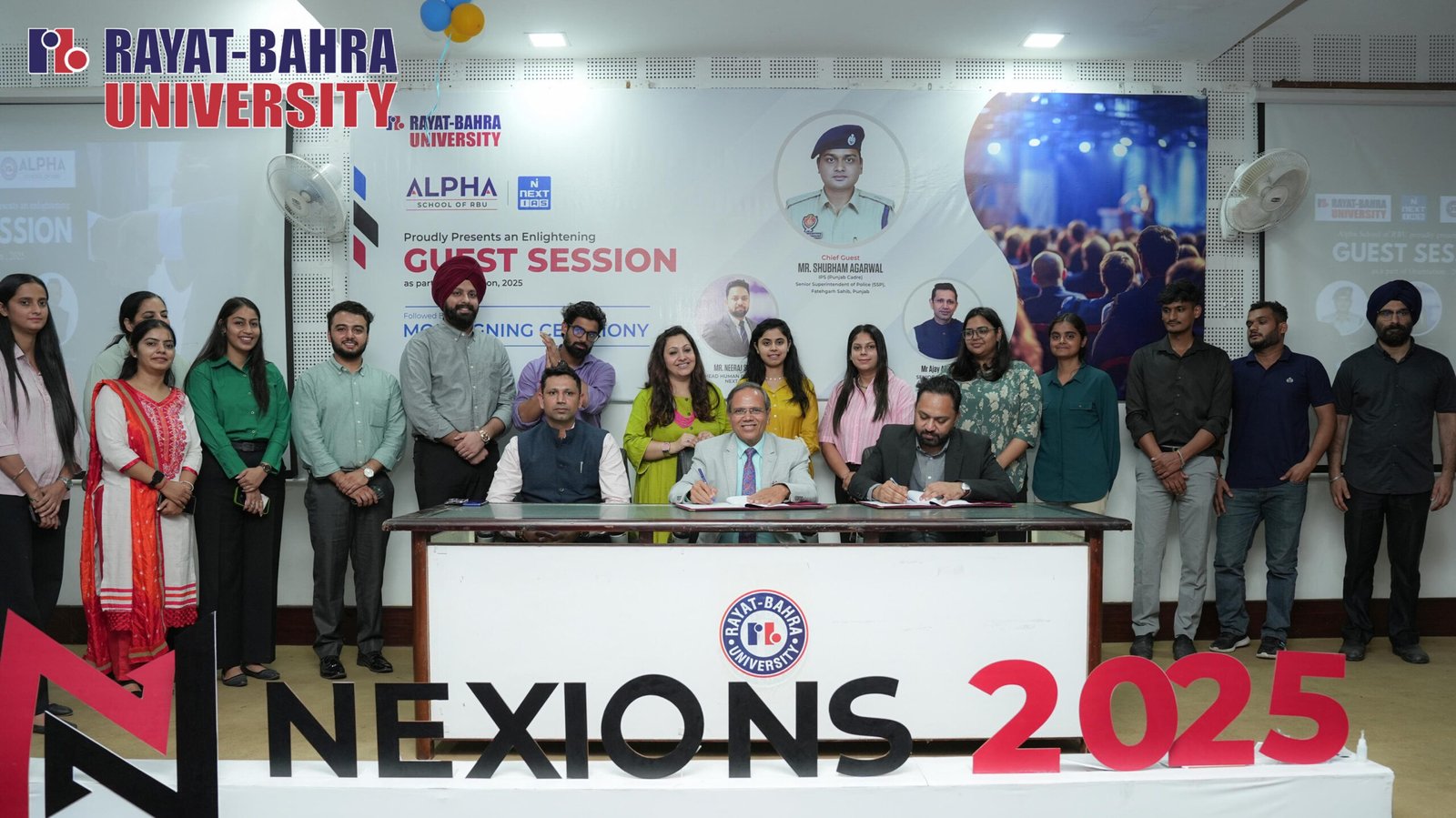 ਓਰੀਐਂਟੇਸ਼ਨ ਦੌਰਾਨ ਆਰਬੀਯੂ ਅਤੇ ਨੈਕਸਟਆਈਏਐਸ ਨੇ ਐਮ.ਓ.ਯੂ. ਸਾਈਨ ਕੀਤੇ 1000448747