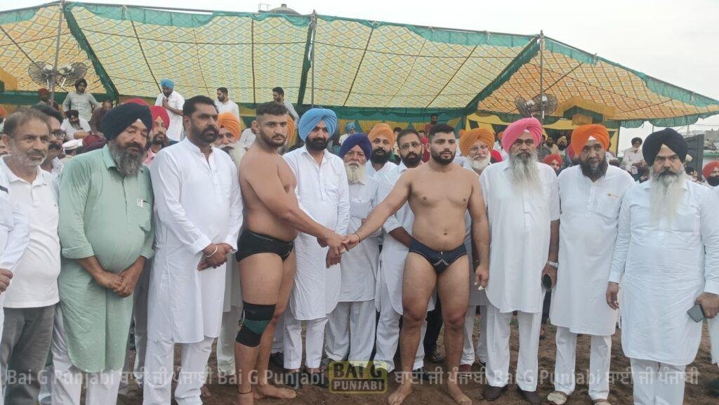 ਖਿਜ਼ਰਾਬਾਦ ਦੀ ਛਿੰਝ ਦੀ ਝੰਡੀ ਦੀ ਇੱਕ ਕੁਸ਼ਤੀ ਜੋਂਟੀ ਗੁੱਜਰ ਦਿੱਲੀ ਅਤੇ ਦੂਜੀ ਦਿਨੇਸ਼ ਗੂਲੀਆ ਝੱਜਰ ਨੇ ਜਿੱਤੀ 1000450751