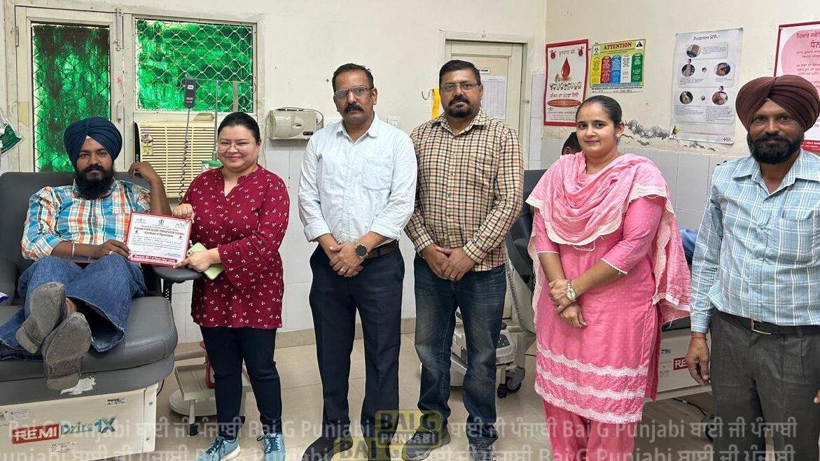 ਥੈਲੇ ਸਿਮੀਆਂ ਦੇ ਮਰੀਜ਼ਾਂ ਲਈ ਖ਼ੂਨ ਦਾਨ ਕੀਤਾ 1000454668